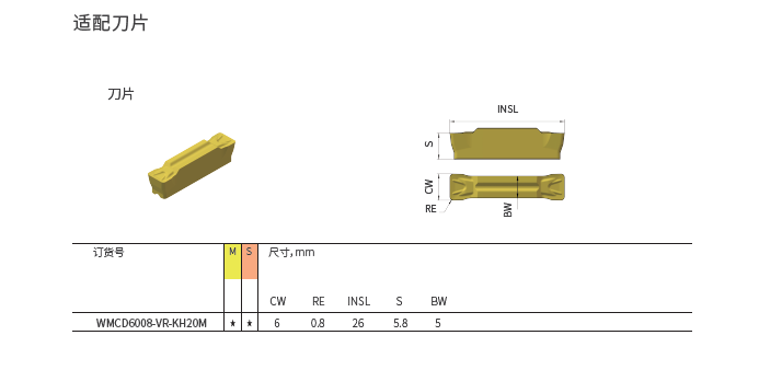 外圆槽刀-6mm-1 外圆槽刀-6mm-1