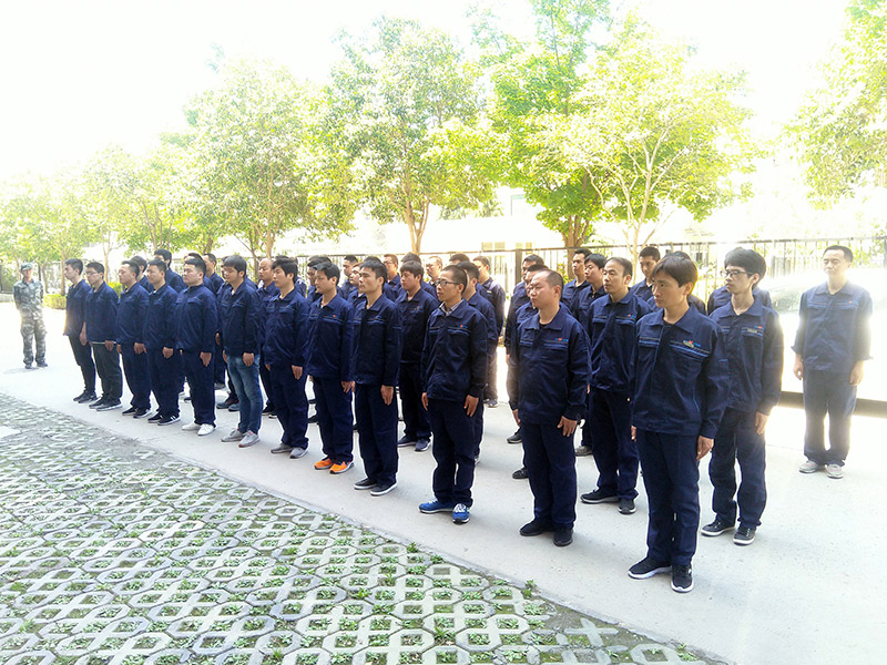 金年会机械生产部军训圆满完成 金年会机械生产部军训圆满完成