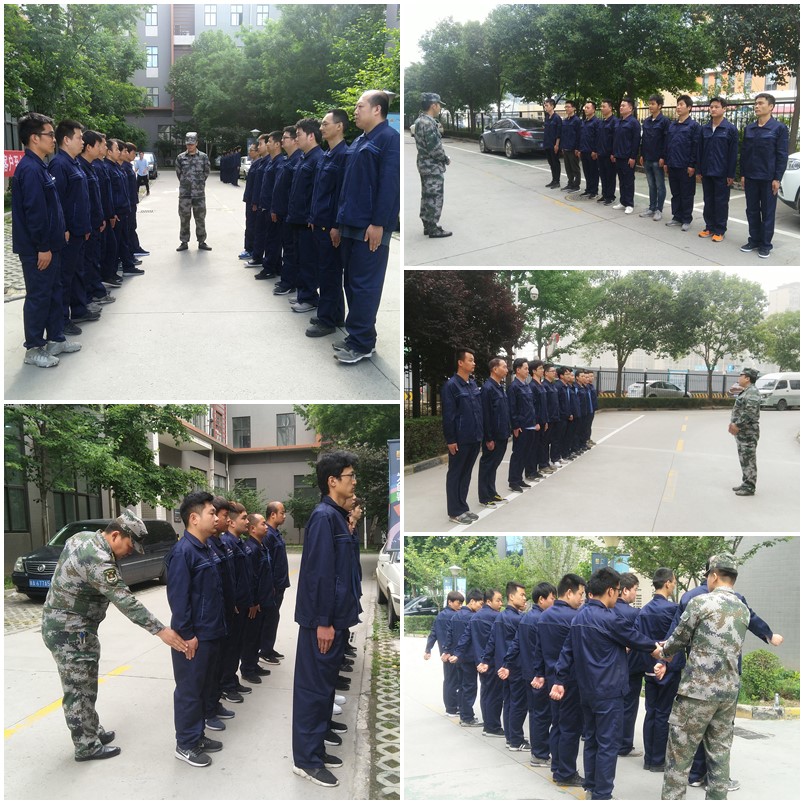 金年会机械生产部军训圆满完成 金年会机械生产部军训圆满完成